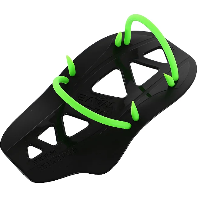 Лопатки для плавания ласты для рук MADWAVE
 GRABBER Forearm M074201 (Черный-зеленый)
