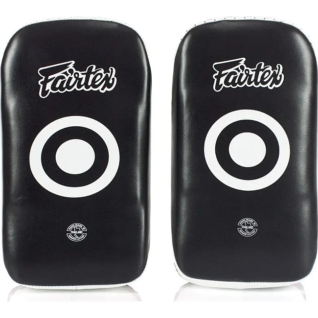 Пади для тайського боксу Fairtex KPLC2 Black/White
