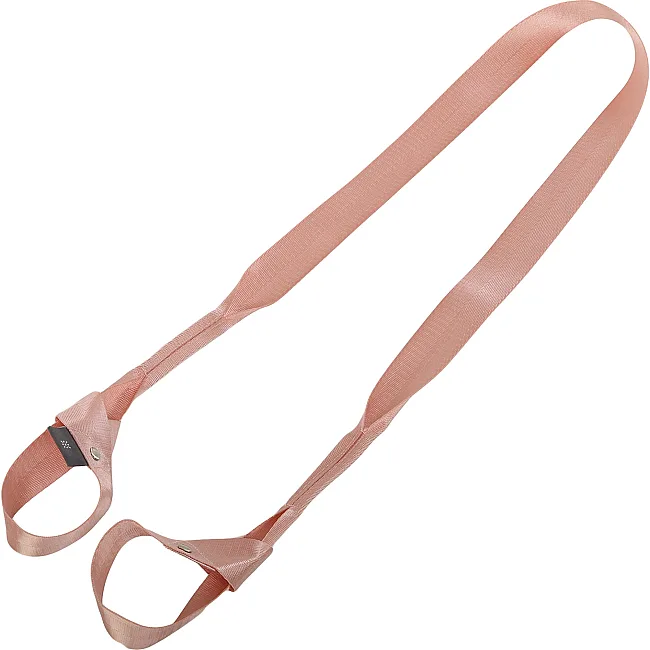 Ремень-стяжка для переноски коврика BLOOM YOGA STRAP LB7080 (Белый)