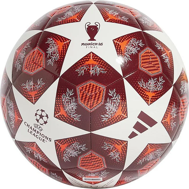 Мяч футбольный Adidas UCL CLB красный, белый