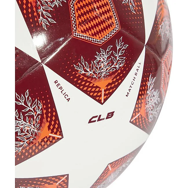 Мяч футбольный Adidas UCL CLB красный, белый