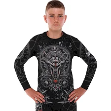 Рашгард лонгслив детский VENUM 9541B XXS-L (Черный)