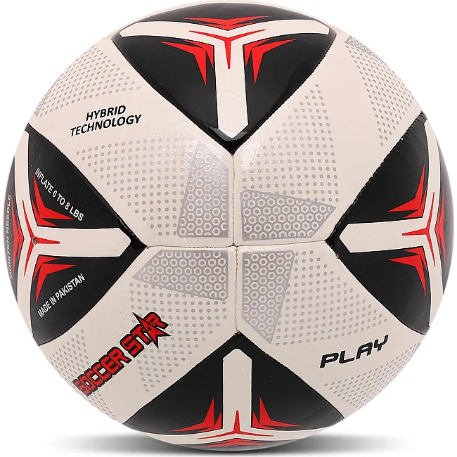 Футбольный мяч
 HYBRID SOCCER STAR FB-4471 №5 PU (Белый-красный)