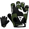Рукавички для фітнесу RDX F6 Sumblimation Black/Green