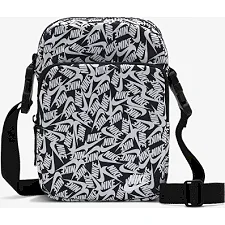 Сумка из-под плеча Nike NK HERITAGE CRSSBDY - ACCS PRN черный, белый 27 х 6 х 15 см