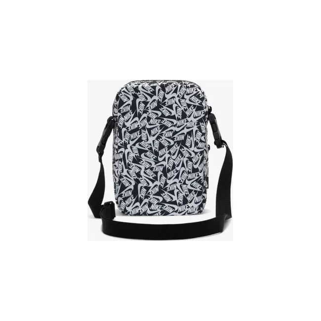 Сумка из-под плеча Nike NK HERITAGE CRSSBDY - ACCS PRN черный, белый 27 х 6 х 15 см