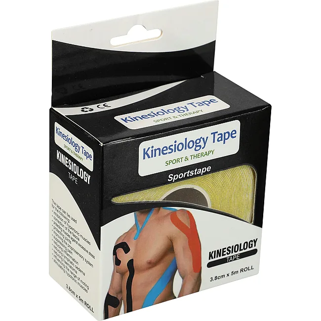 Кинезио тейп для лица и тела Kinesio tape SP-SPORT
 BC-1091-3_8
 3,8смх5м