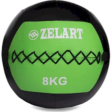 М'яч набивний медичний для кросфіту WALL BALL ZELART FI-5168-8 8кг