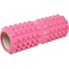 Роллер массажный цилиндр (ролик мфр) 33см Spine Roller SP-SPORT FI-5847 (Малиновый)