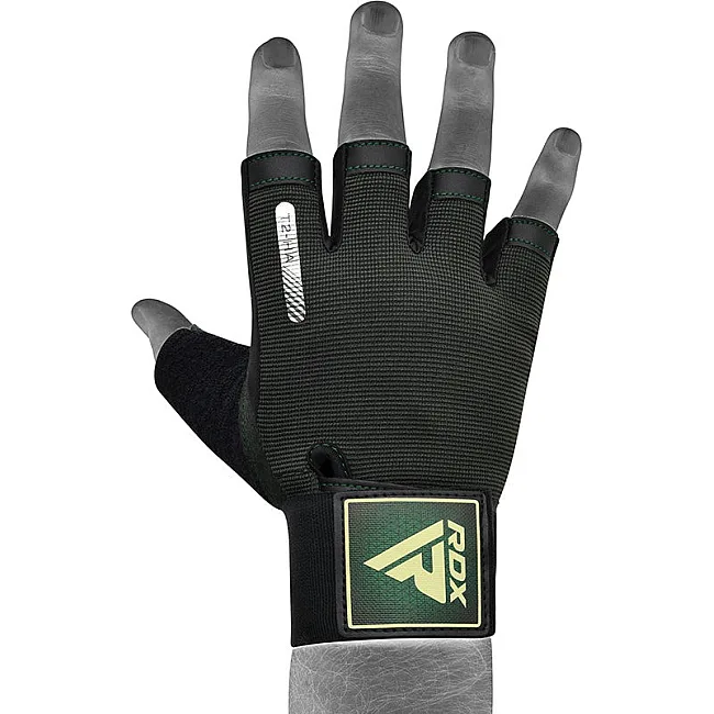 Перчатки для фитнеса RDX T2 Half Army Green