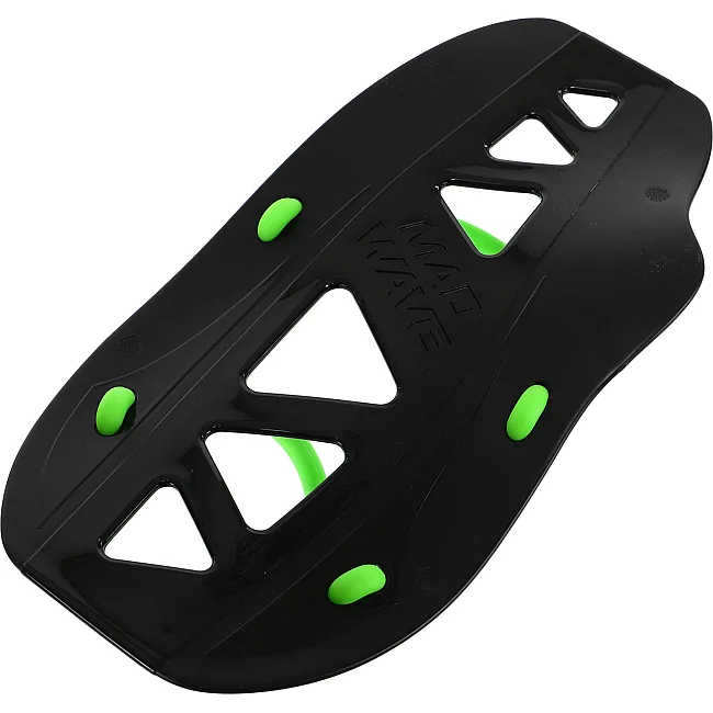 Лопатки для плавания ласты для рук MADWAVE
 GRABBER Forearm M074201 (Черный-зеленый)