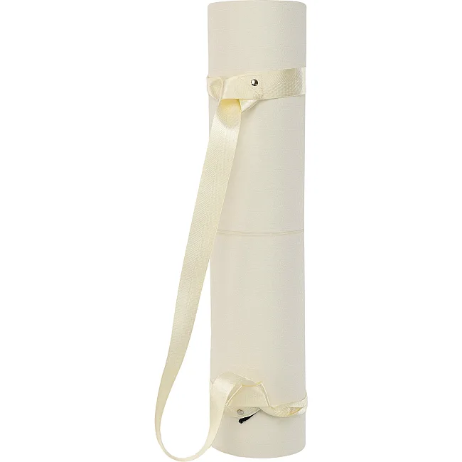 Ремень-стяжка для переноски коврика BLOOM YOGA STRAP LB7080 (Белый)