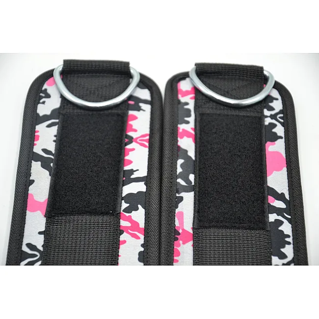 Манжеты на лодыжку POWER SYSTEM PS-3470 Camo Pink/Black