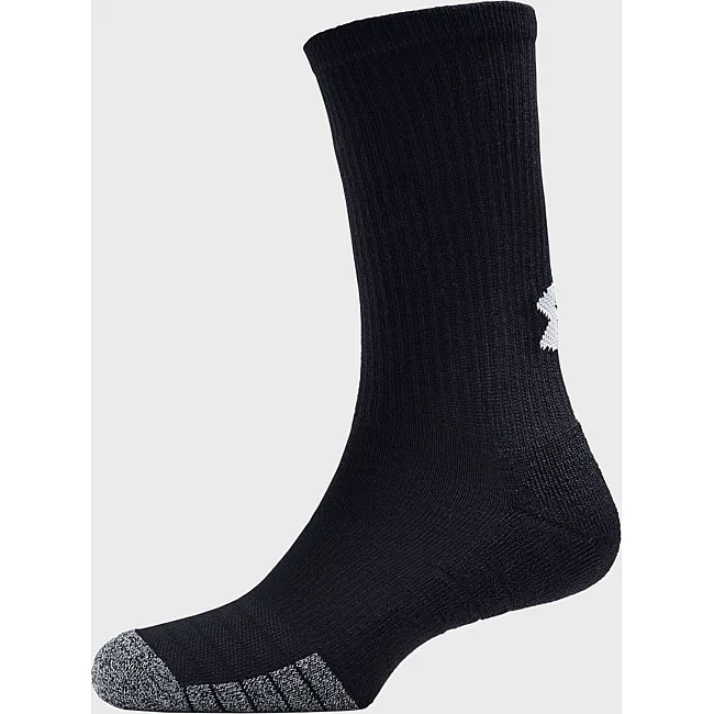 Шкарпетки UNDER ARMOUR Heatgear Crew 3pk чорний MD