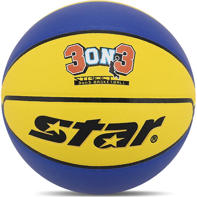 Баскетбольний м'яч
 STAR 3ON3 BB4136C
 6 (Жовтий-синій)