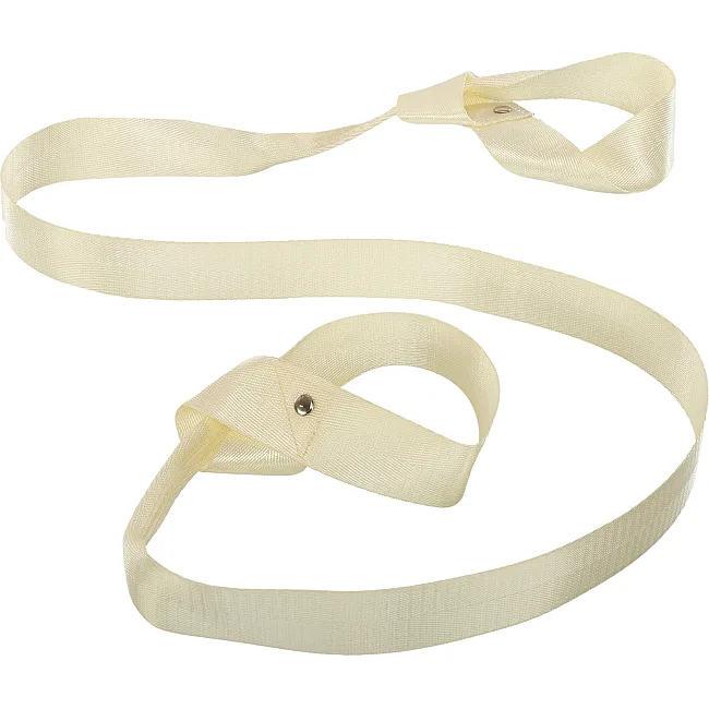 Ремень-стяжка для переноски коврика BLOOM YOGA STRAP LB7080 (Белый)
