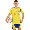 Детская футбольная форма с символикой футбольного AL NASSR домашняя 2025 SP-SPORT CO-4653