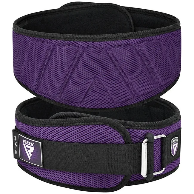 Пояс для тяжелой атлетики RDX RX4 EVA Curve неопреновый PURPLE