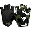 Рукавички для фітнесу RDX F6 Sumblimation Black/Green