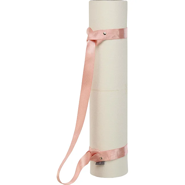 Ремень-стяжка для переноски коврика BLOOM YOGA STRAP LB7080 (Белый)