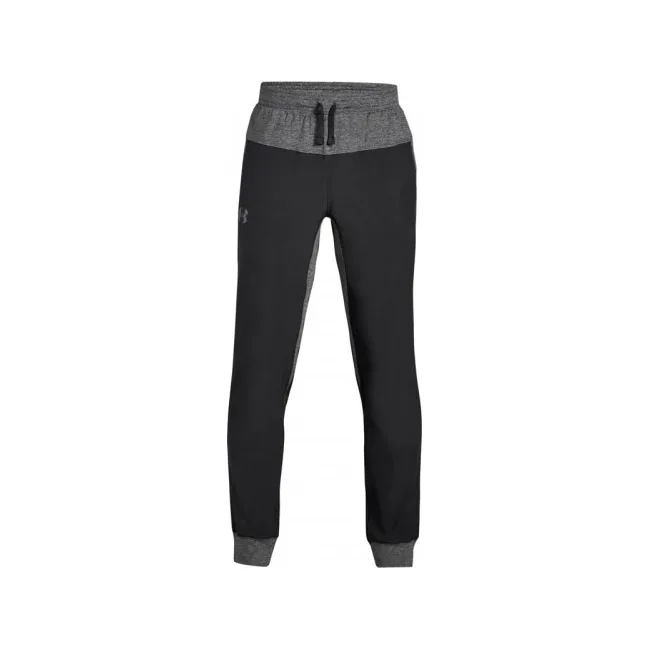 Дитячі штани Under Armour Woven Warm Up Joggers Black