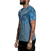 Футболка мужская AFFLICTION Detail Aegean Blue Tea Stain
