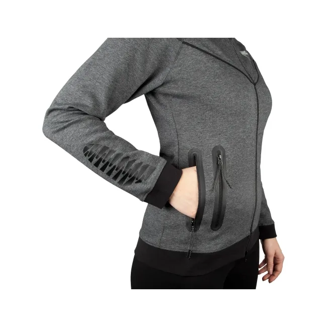 Толстовка женская VENUM Laser Hoody Dark Heather Grey