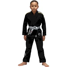Кимоно для детей джиу джитсу TATAMI Nova Absolute Black Gi