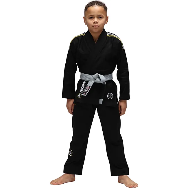 Кимоно для детей джиу джитсу TATAMI Nova Absolute Black Gi