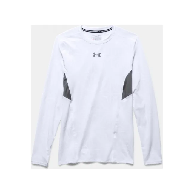 Компресійна футболка Under Armour CoolSwitch Long Sleeve Compression Shirt Graphite White