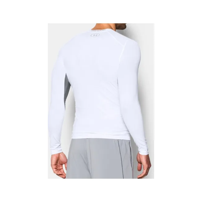 Компресійна футболка Under Armour CoolSwitch Long Sleeve Compression Shirt Graphite White