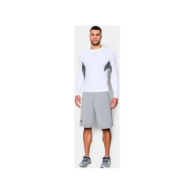 Компресійна футболка Under Armour CoolSwitch Long Sleeve Compression Shirt Graphite White