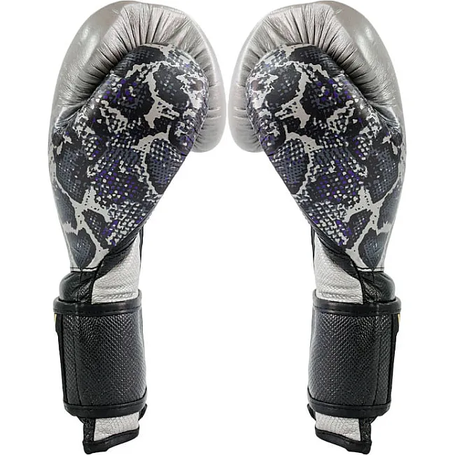 Рукавички для боксу CLETO REYES Leather Contact ClУніверсальний ure Steel Snake