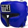 Шлем для спарринга Title Boxing Leather Blue