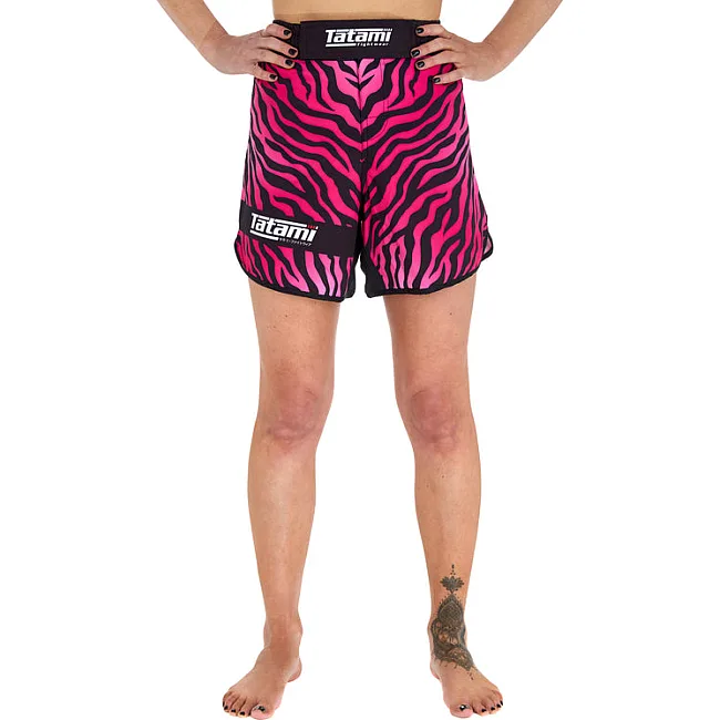 Шорты женские для MMA TATAMI Ladies Recharge Grappling Pink