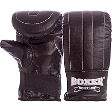 Снарядные перчатки Boxer "Тренировочные" (кожа)