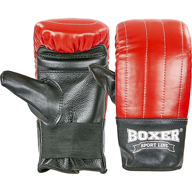 Снарядные перчатки Boxer "Тренировочные" (кожа)