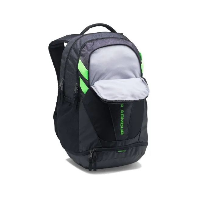 Спортивный рюкзак Under Armour Hustle 3.0 Backpack Black Lime