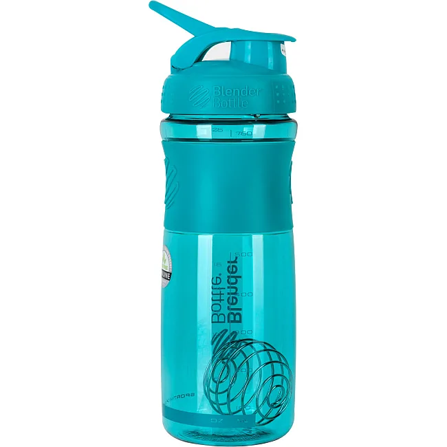 Спортивный шейкер-бутылка BLENDERBOTTLE SportMixer Flip 28oz/820мл Teal