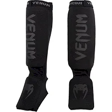 Захист гомілки та гомілкостопу Venum Kontact Shinguards - Matte Black