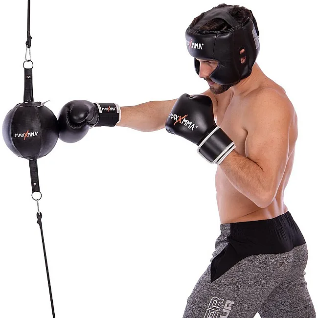 Шолом для боксу в мексиканському стилі PU MAXXMMA GBH01 (Червоний)