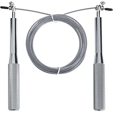 Скоростная скакалка с алюминиевыми ручками CIMA CM-J601 3м (Серебряный)