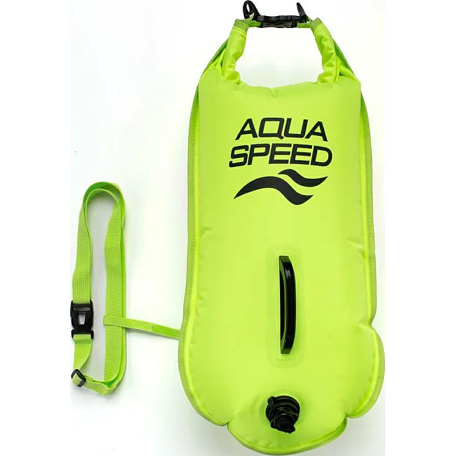 Буй для плавания Aqua Speed OPEN WATER SWIM BUOY 17L 63226 зеленый 37 x 72 см