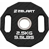 Блины диски TPU 2 Handle металлическая втулка ZELART TA-6996-2_5 (Черный)