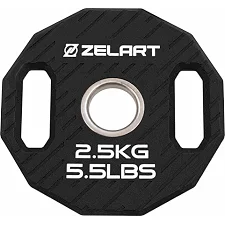 Млинці диски TPU 2 Handle металева втулка ZELART TA-6996-2_5 (Чорний)