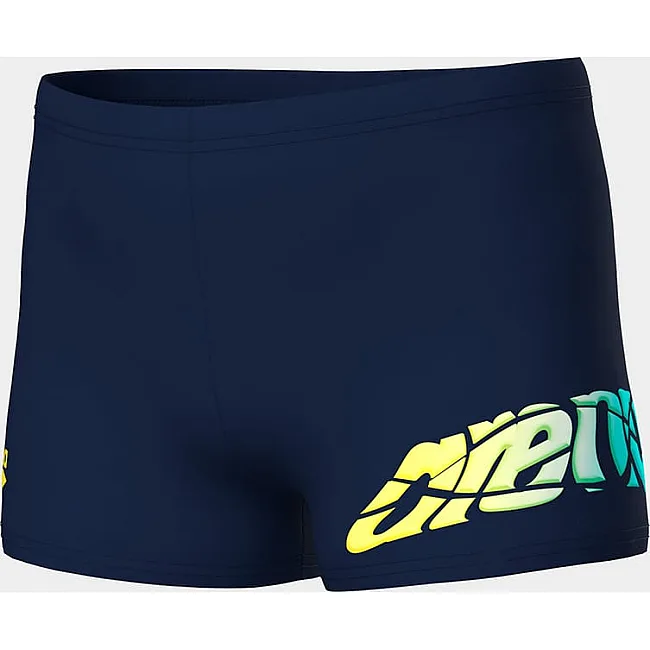 Плавки для мальчиков Arena LETTERING SWIM SHORT синий (для детей)