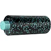 Массажный ролик (роллер) гладкий PowerPlay PP-4348 2 in 1 EPP Foam Roller Черно/Голубой (33x14см.)