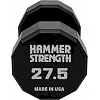 Гантель профессиональная с полиуретановым покрытием HAMMER STRENGHT TA-9215-27_5 (Черный)