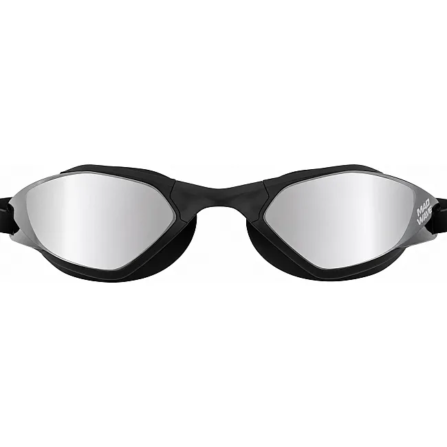 Очки для плавания взрослые MADWAVE Dynamix mirror M042429 (Черный)