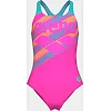Купальник закритий для дівчат Arena LINES SWIMSUIT SWIM PRO BACK L рожевий, бірюзовий (для дітей)